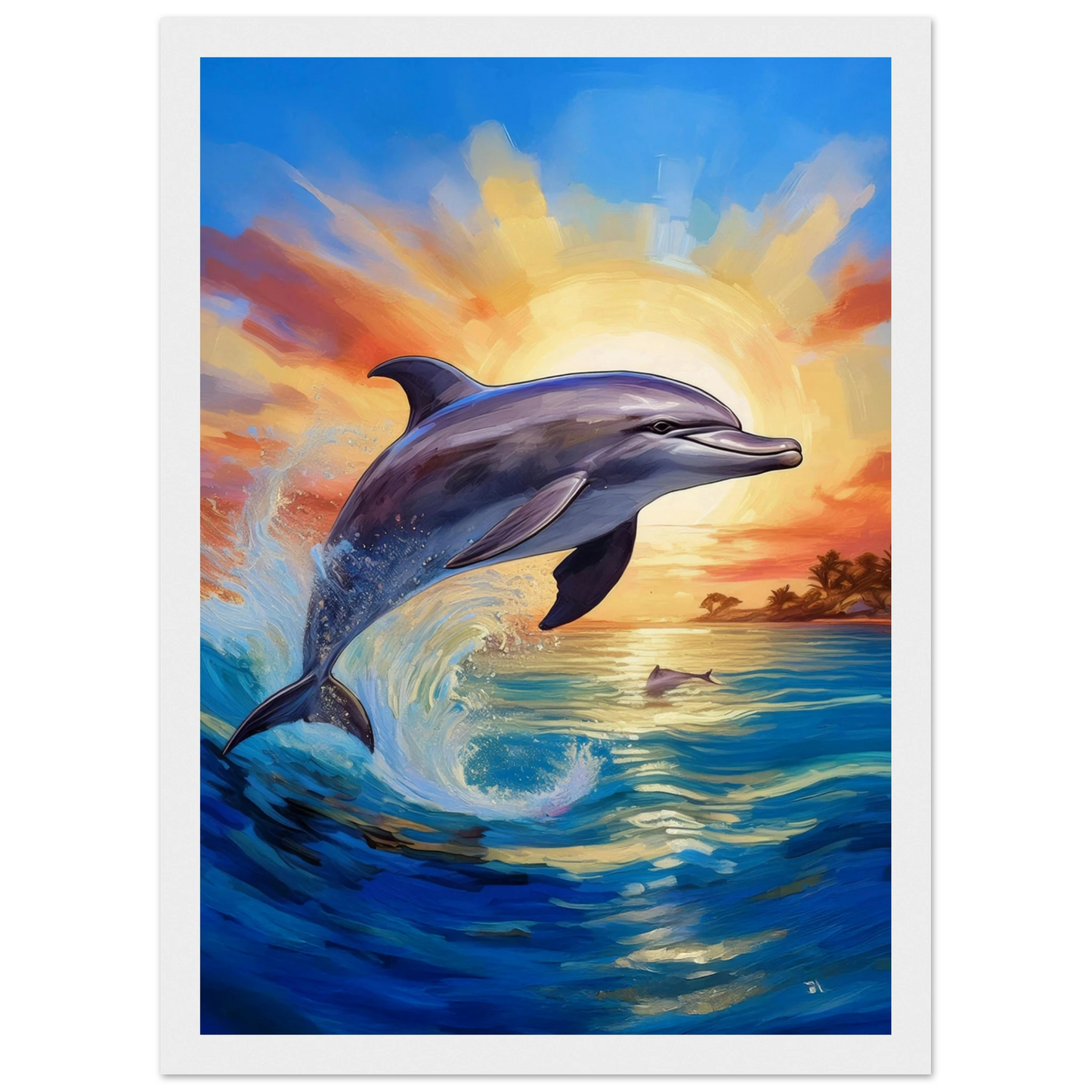 Happy Dolphine - Poster - Arthena