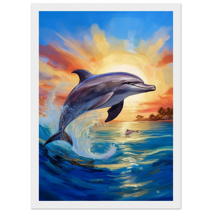 Happy Dolphine - Poster - Arthena