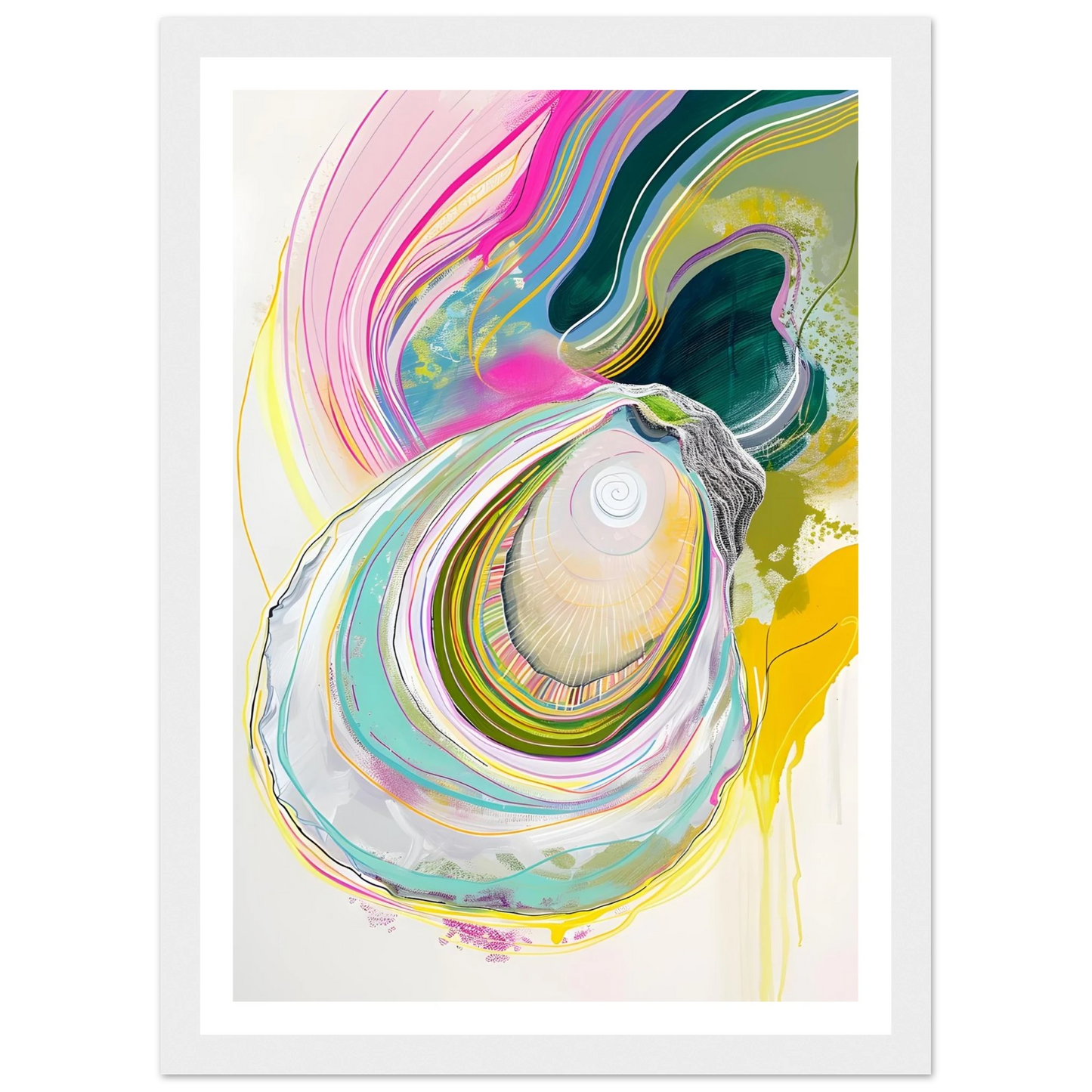 Colorful Oyster - Poster - Arthena