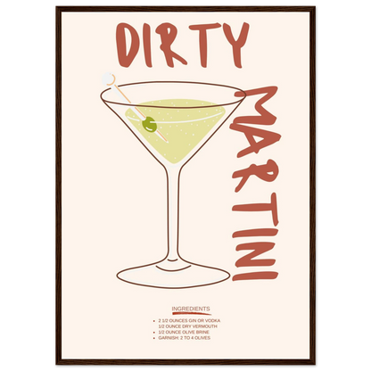 Dirty Martini - Poster - Arthena