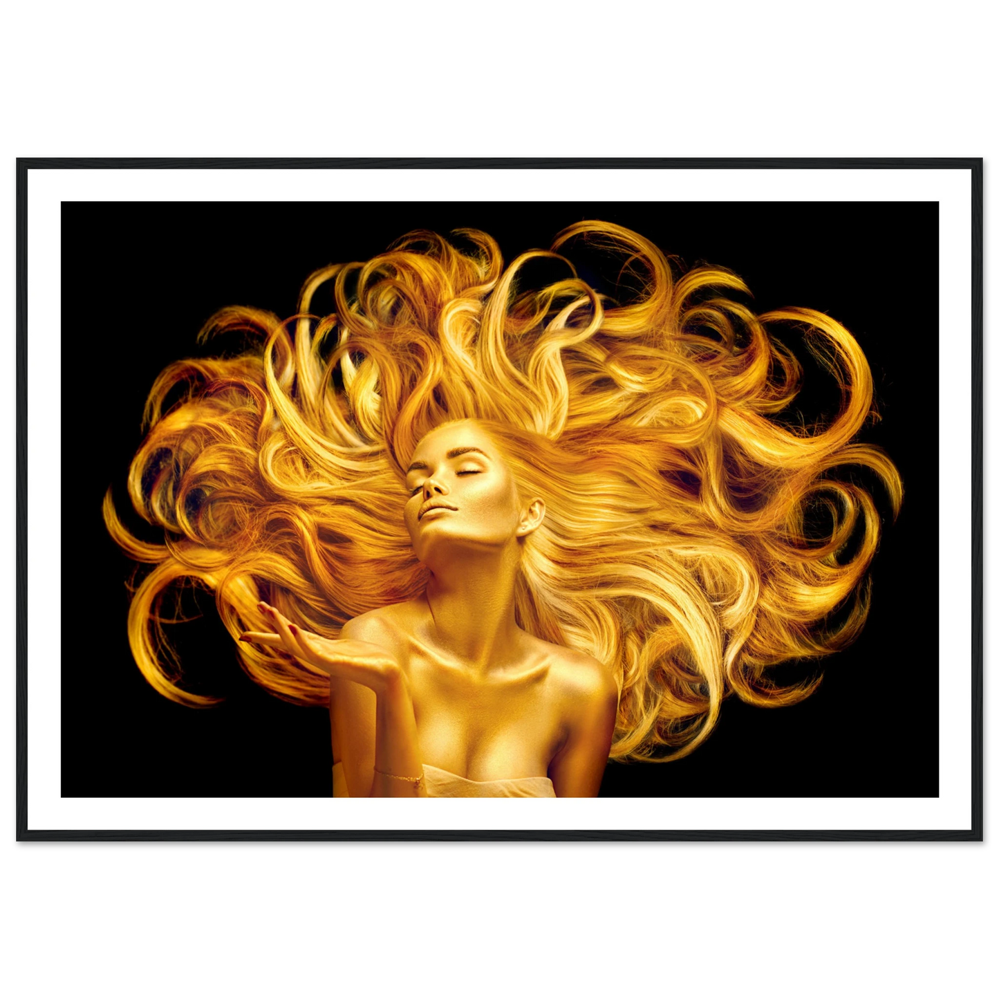 Golden Flow - Poster - Arthena