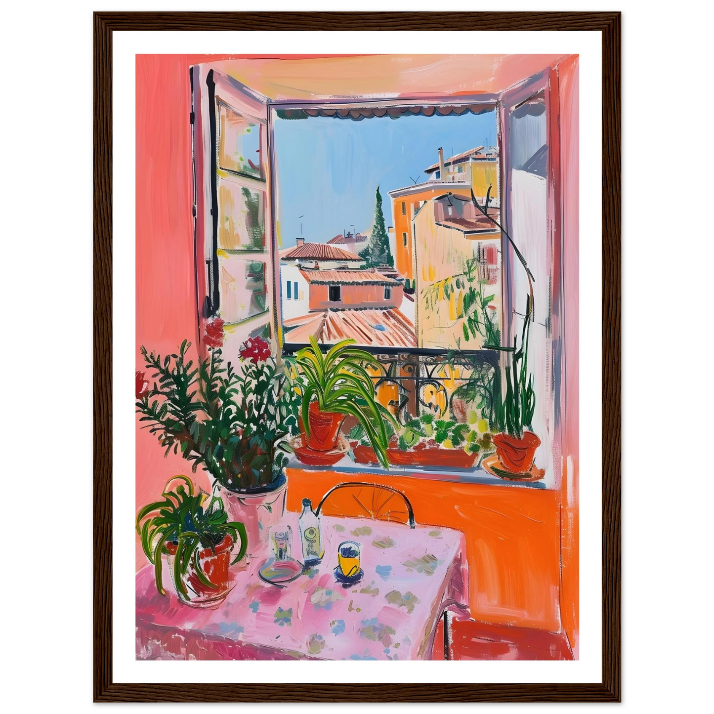 Sunny Window View - Poster - Arthena
