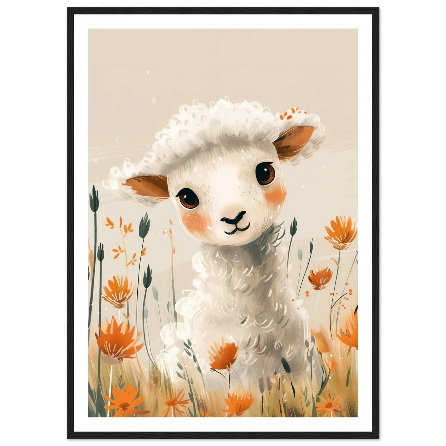 Baby Lamb - Poster - Arthena