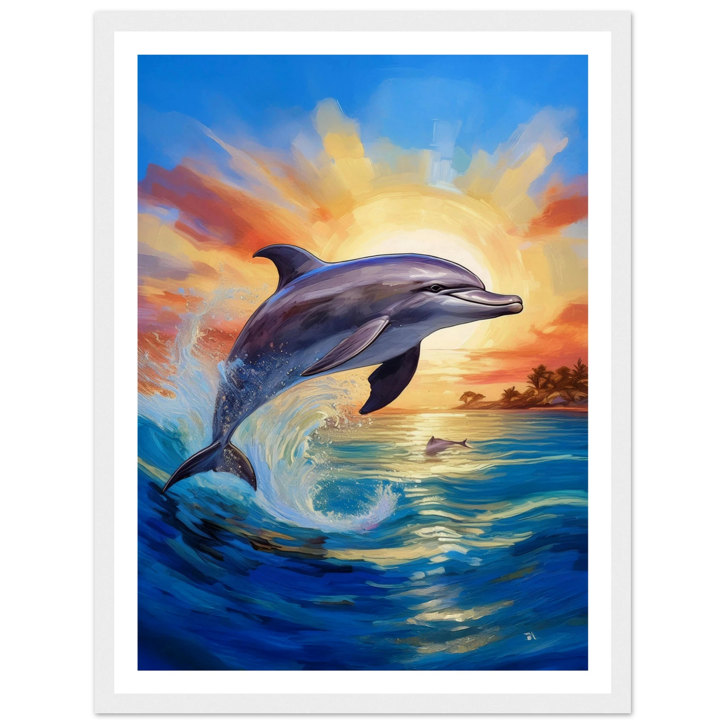 Happy Dolphine - Poster - Arthena