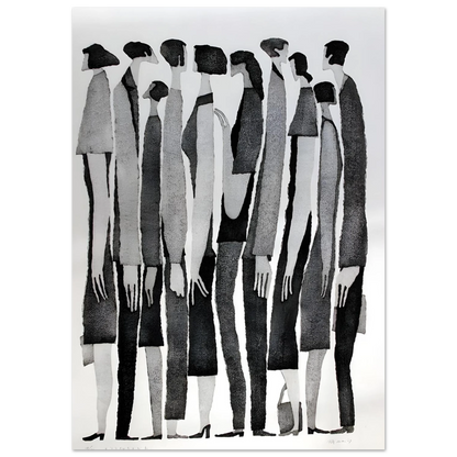 Silent Crowd - Poster - Arthena