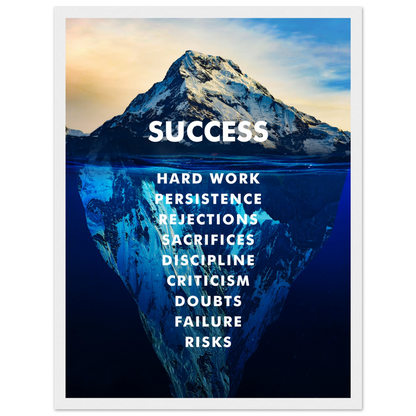 The Iceberg of Success - Poster - Arthena