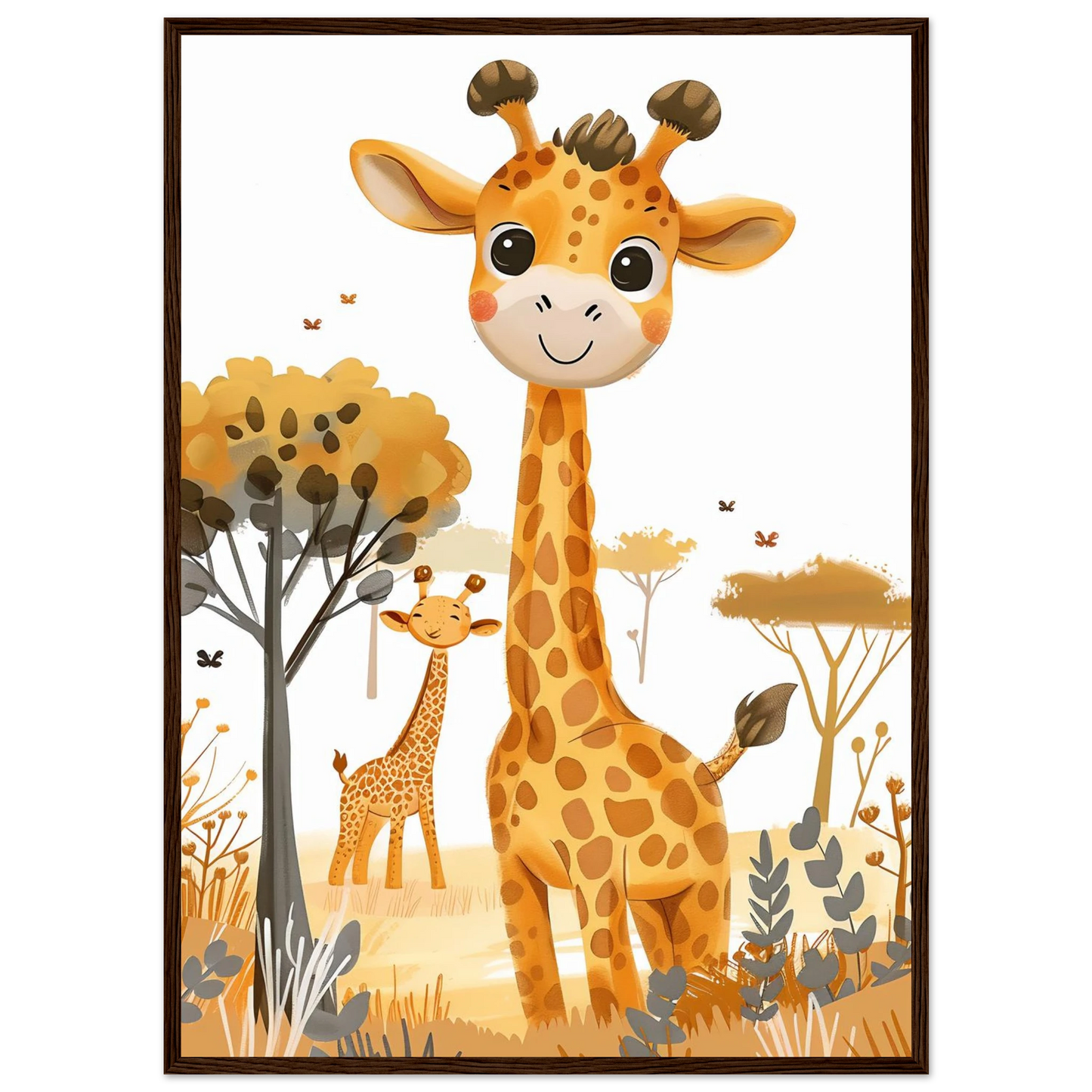 Friendly Giraffe - Poster - Arthena