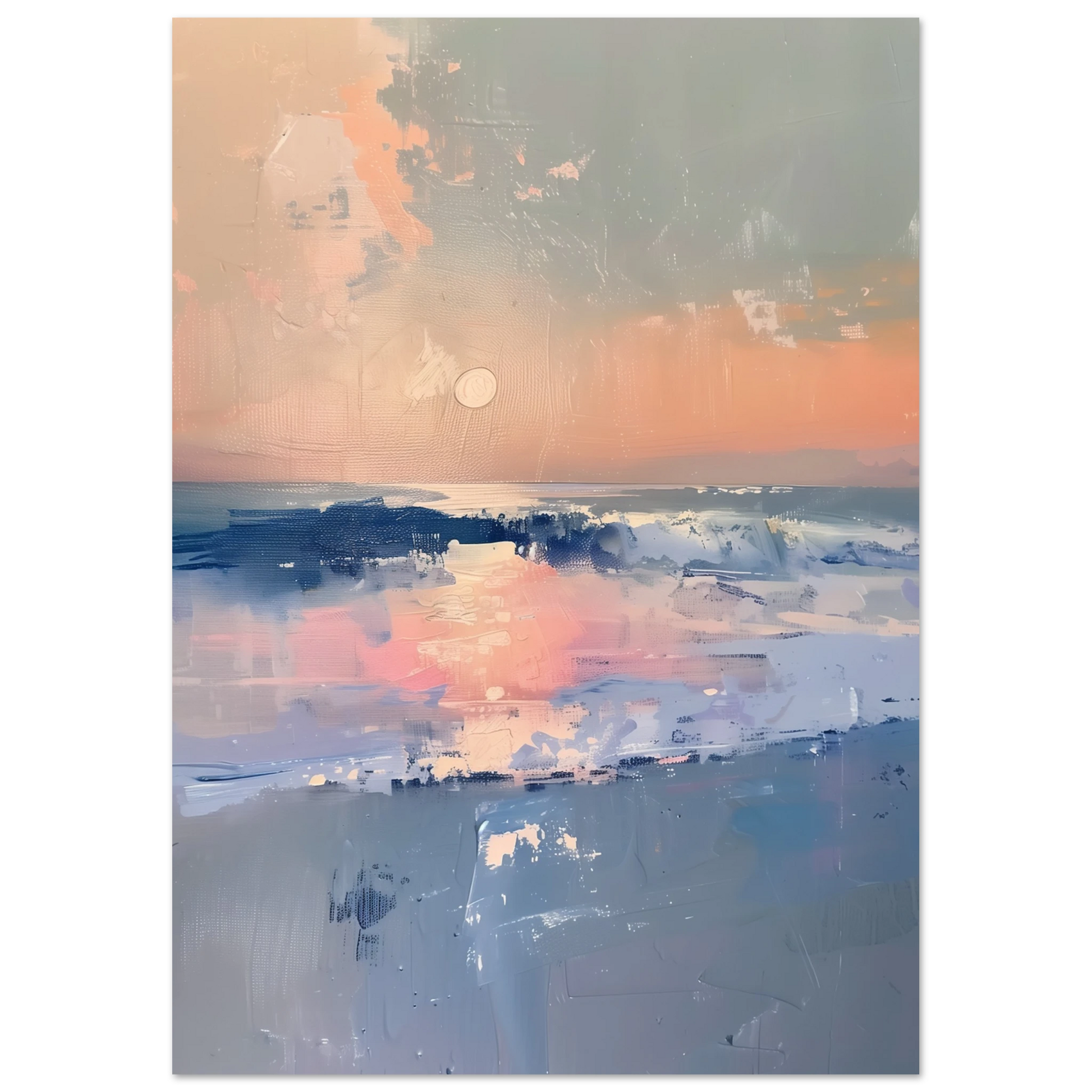 Ocean Whispers at Dusk - Arthena