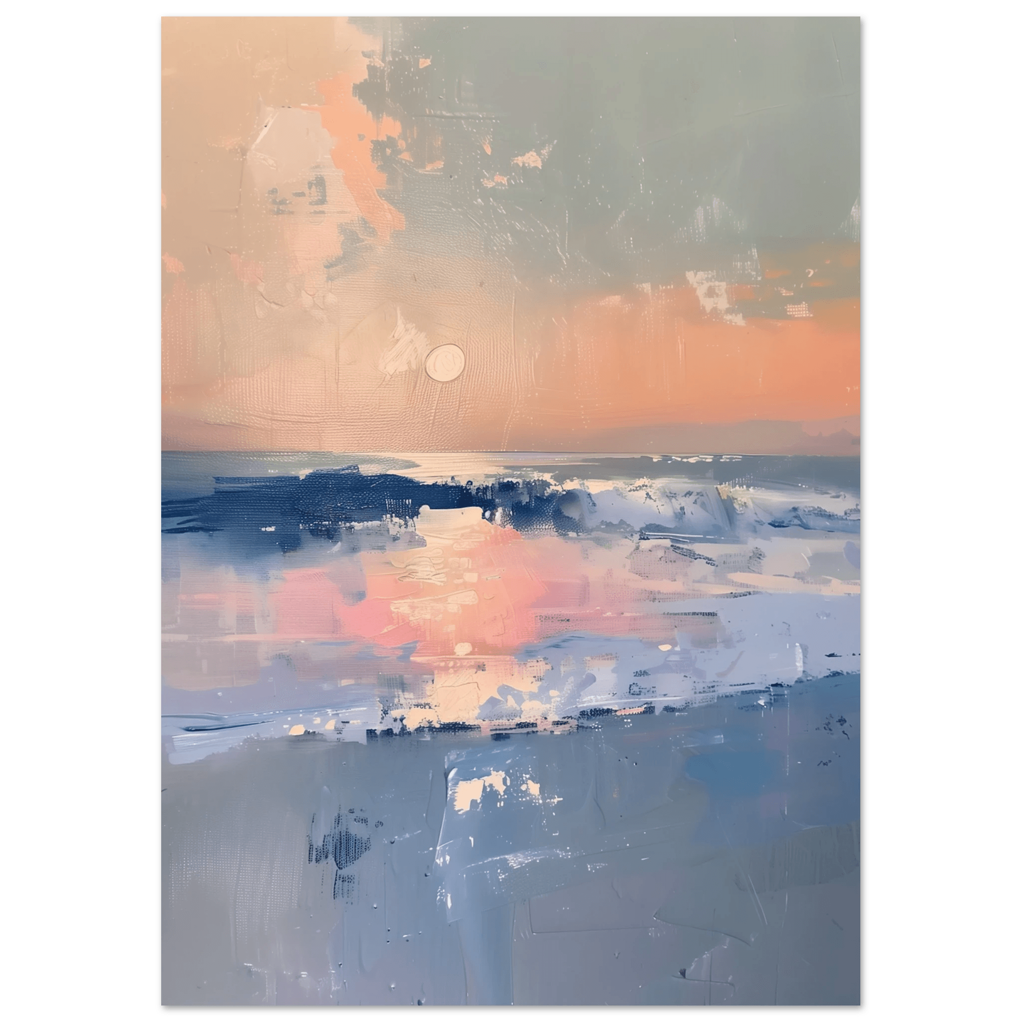 Ocean Whispers at Dusk - Arthena