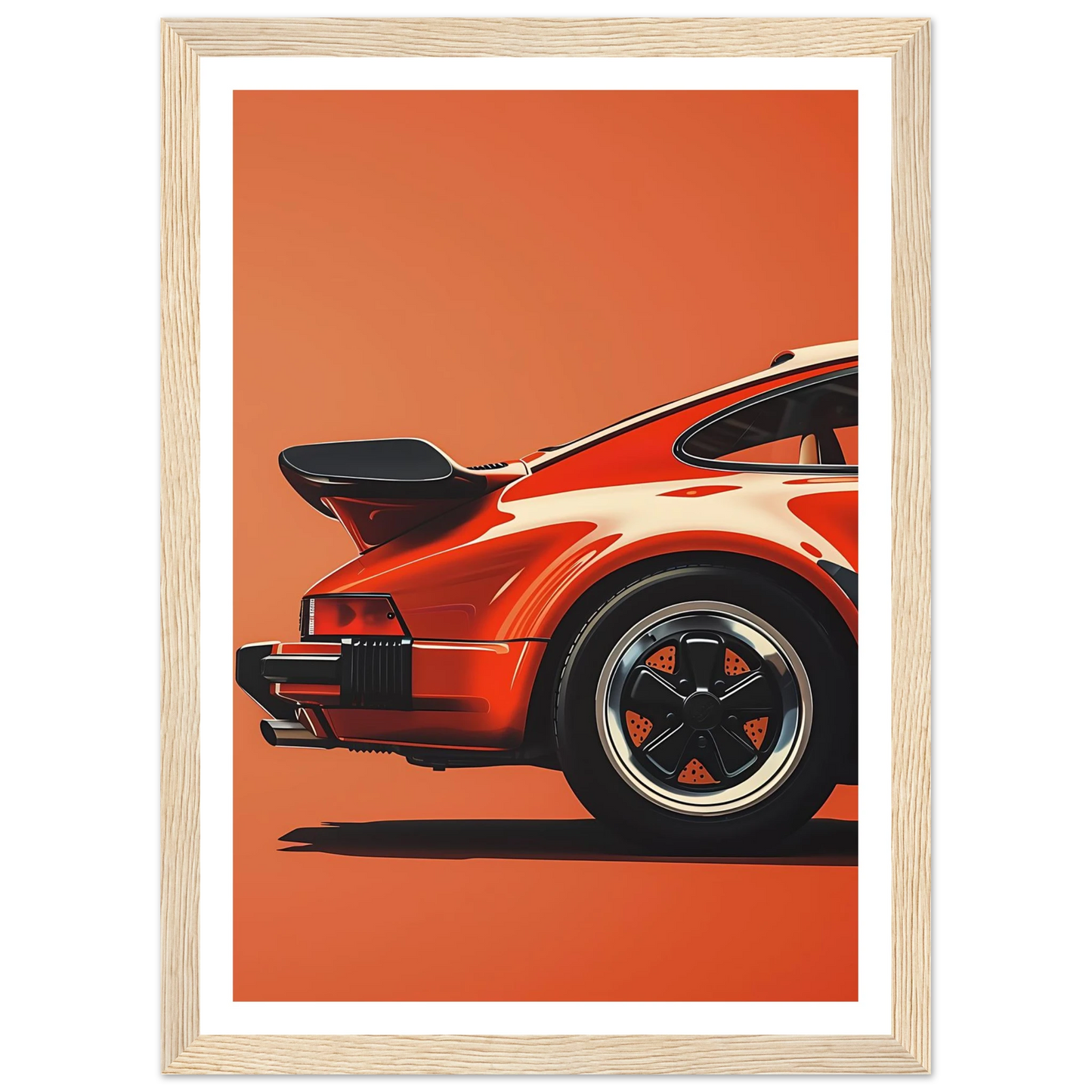 Retro Car - Poster - Arthena