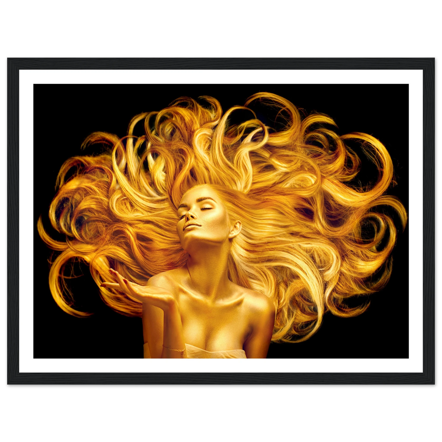 Golden Flow - Poster - Arthena