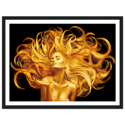 Golden Flow - Poster - Arthena