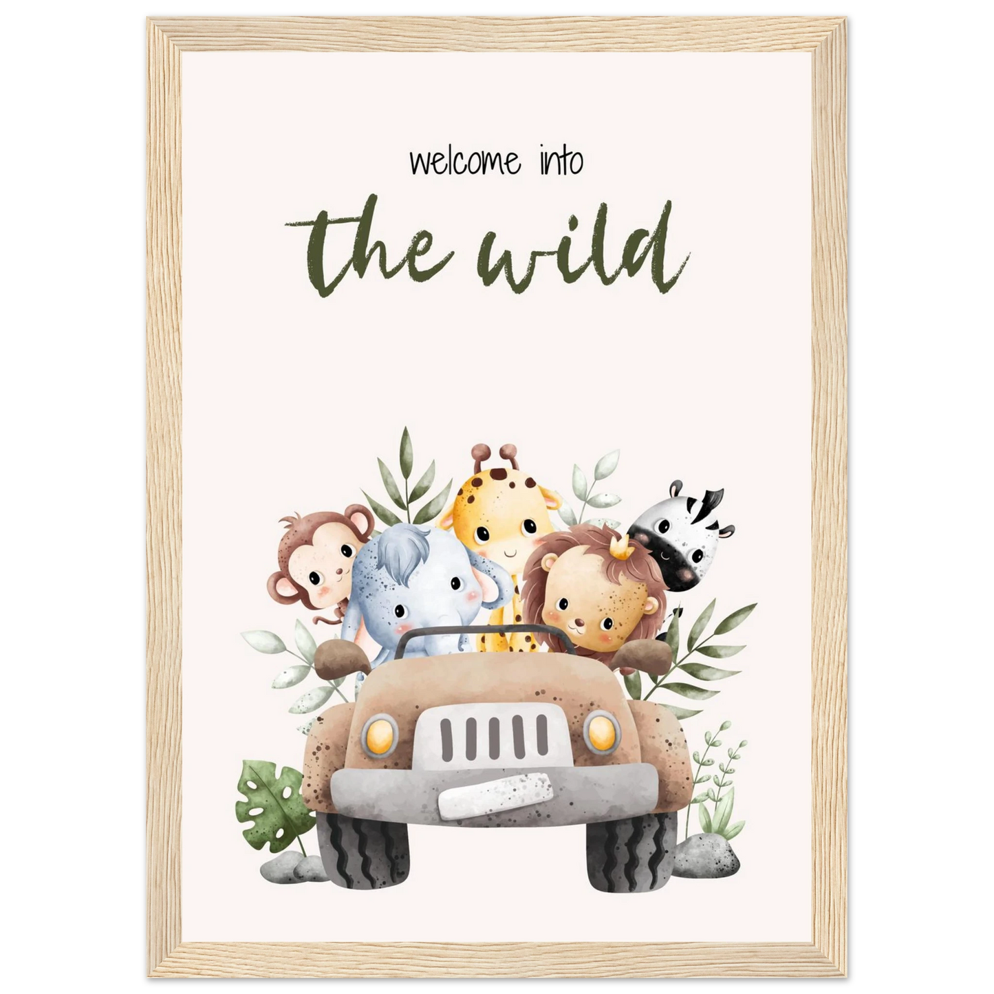 Welcome into the wild - Poster - Arthena