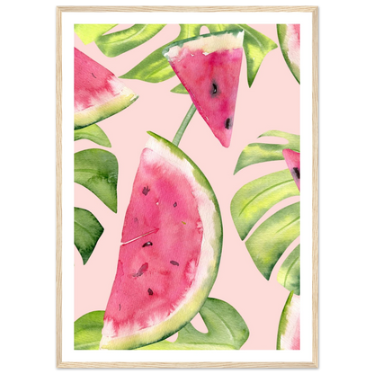 Watermelon Slices - Poster - Arthena