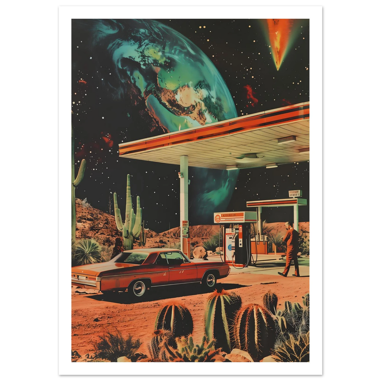 Interstellar Pit Stop - Poster - Arthena