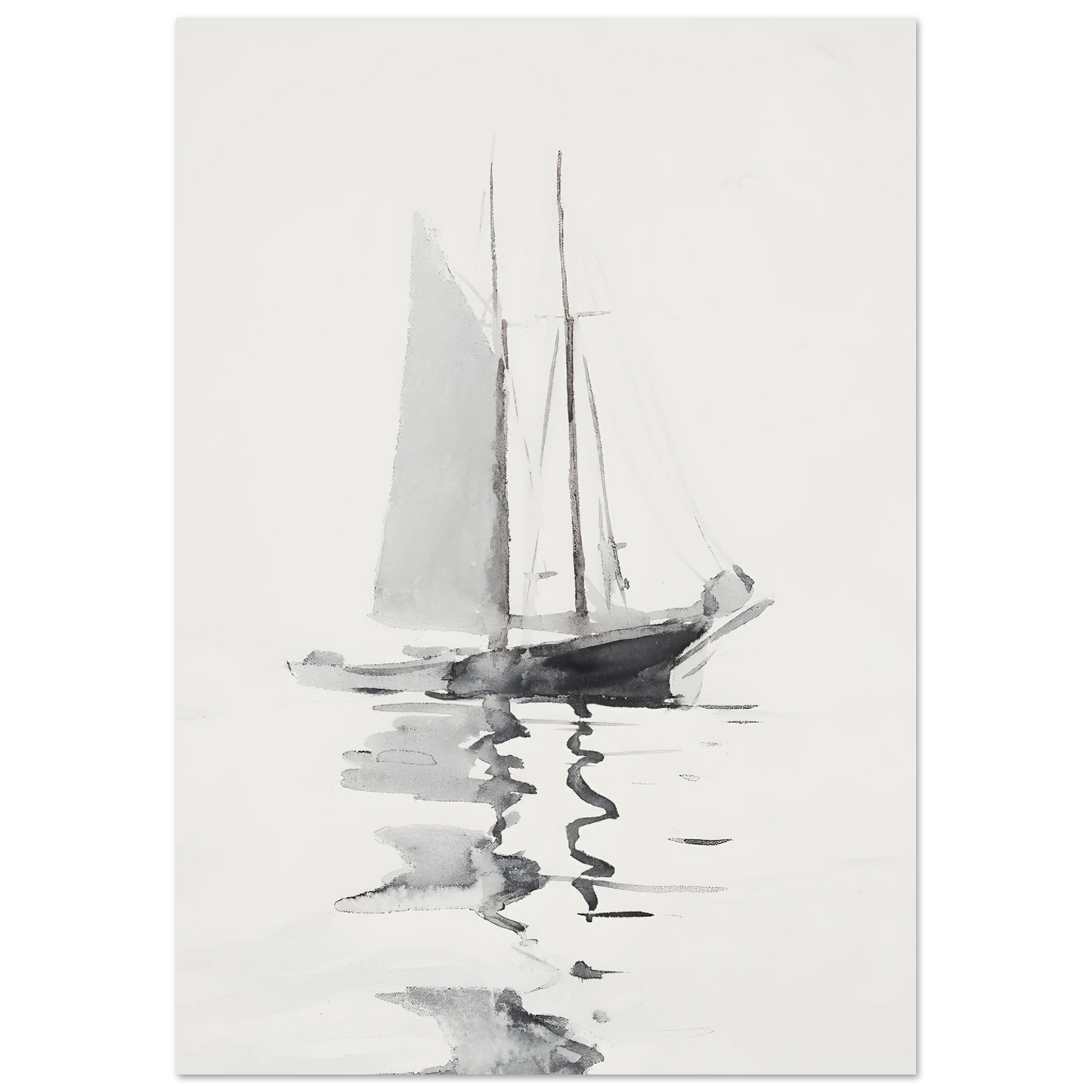 Abstract boat - Poster - Arthena