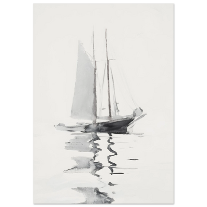 Abstract boat - Poster - Arthena