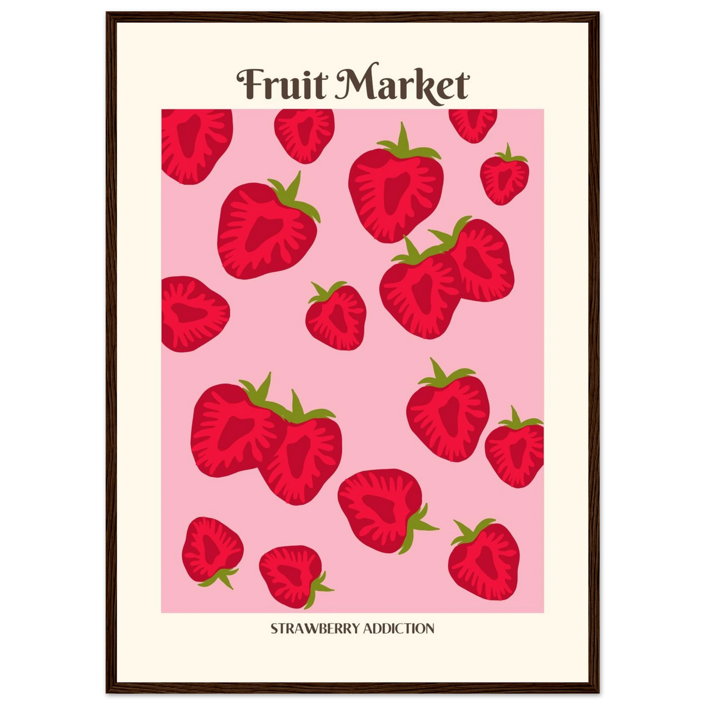 Fruit Market Strawberry - Poster - Arthena