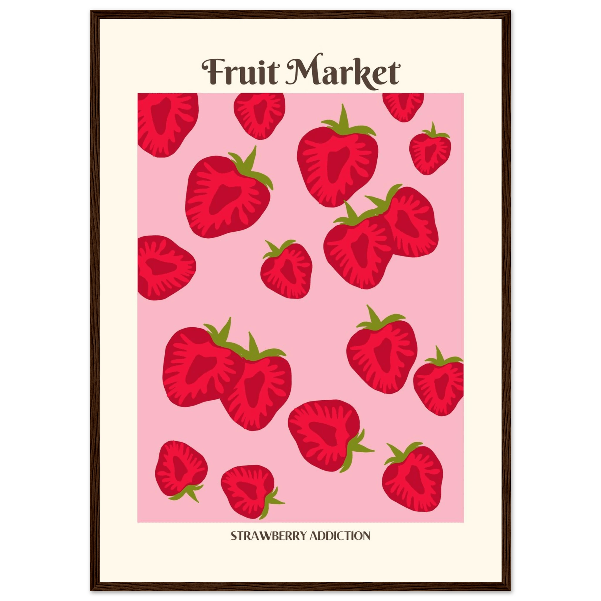 Fruit Market Strawberry - Poster - Arthena