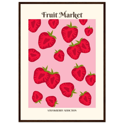 Fruit Market Strawberry - Poster - Arthena