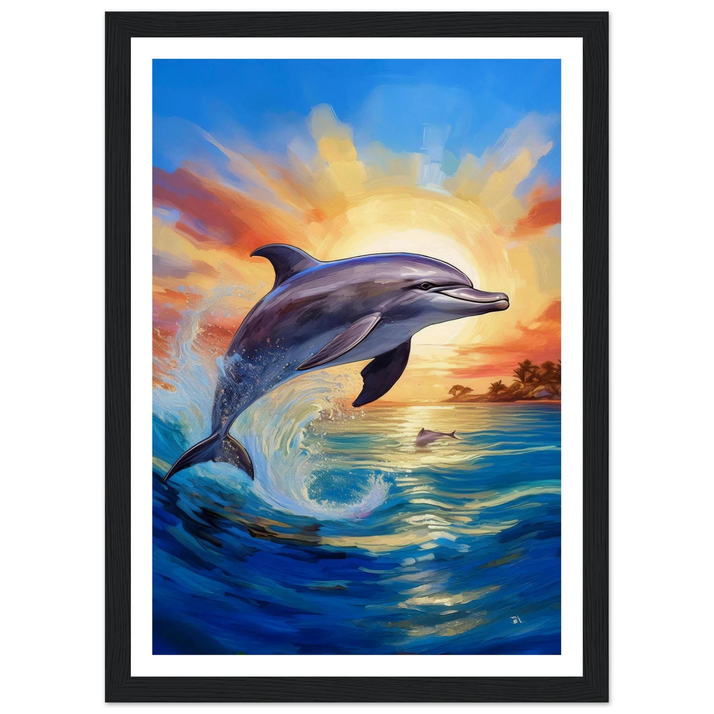 Happy Dolphine - Poster - Arthena