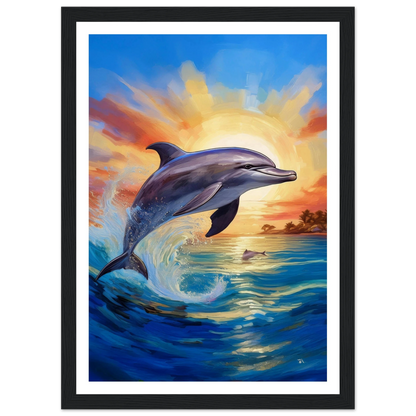 Happy Dolphine - Poster - Arthena