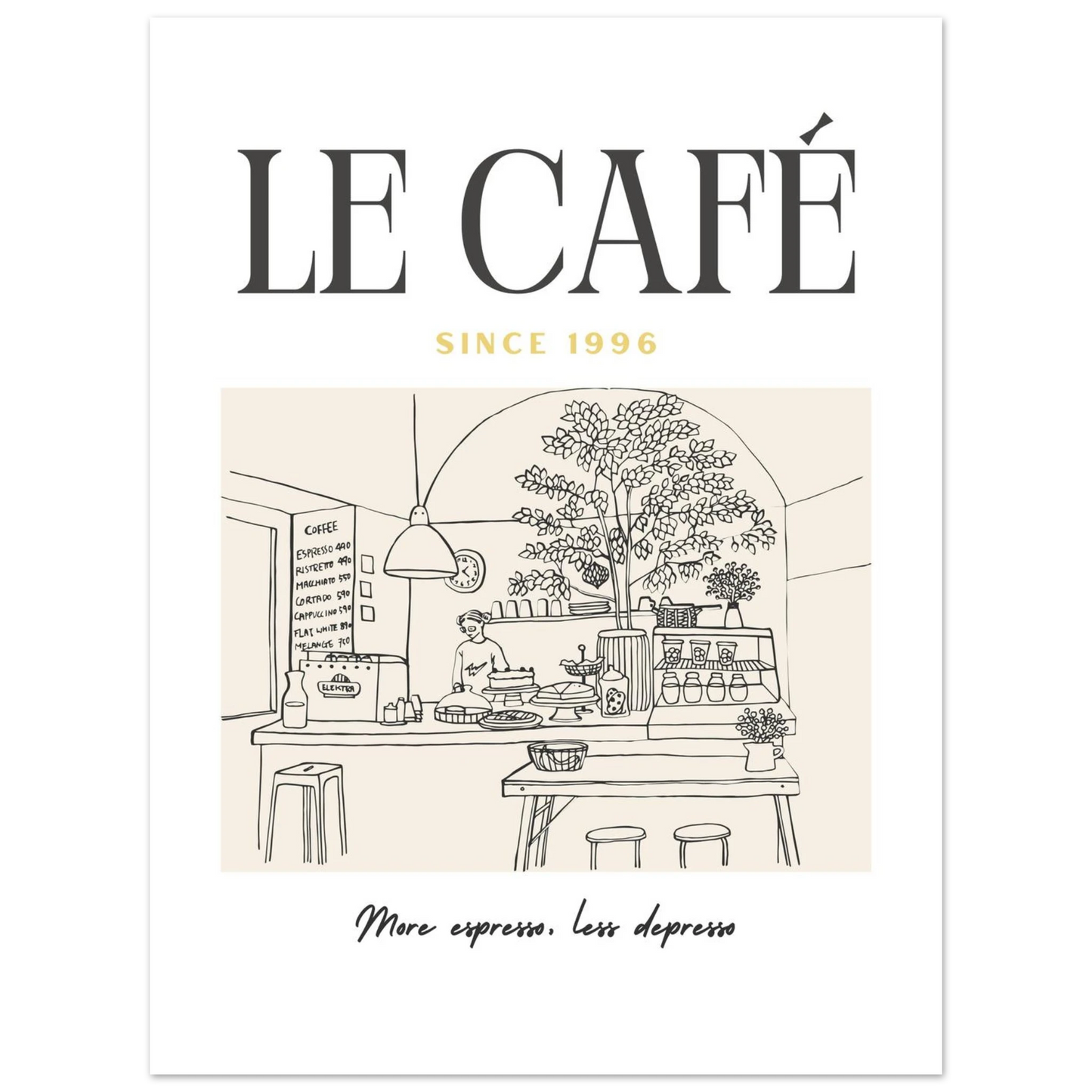 Le Café - Poster - Arthena