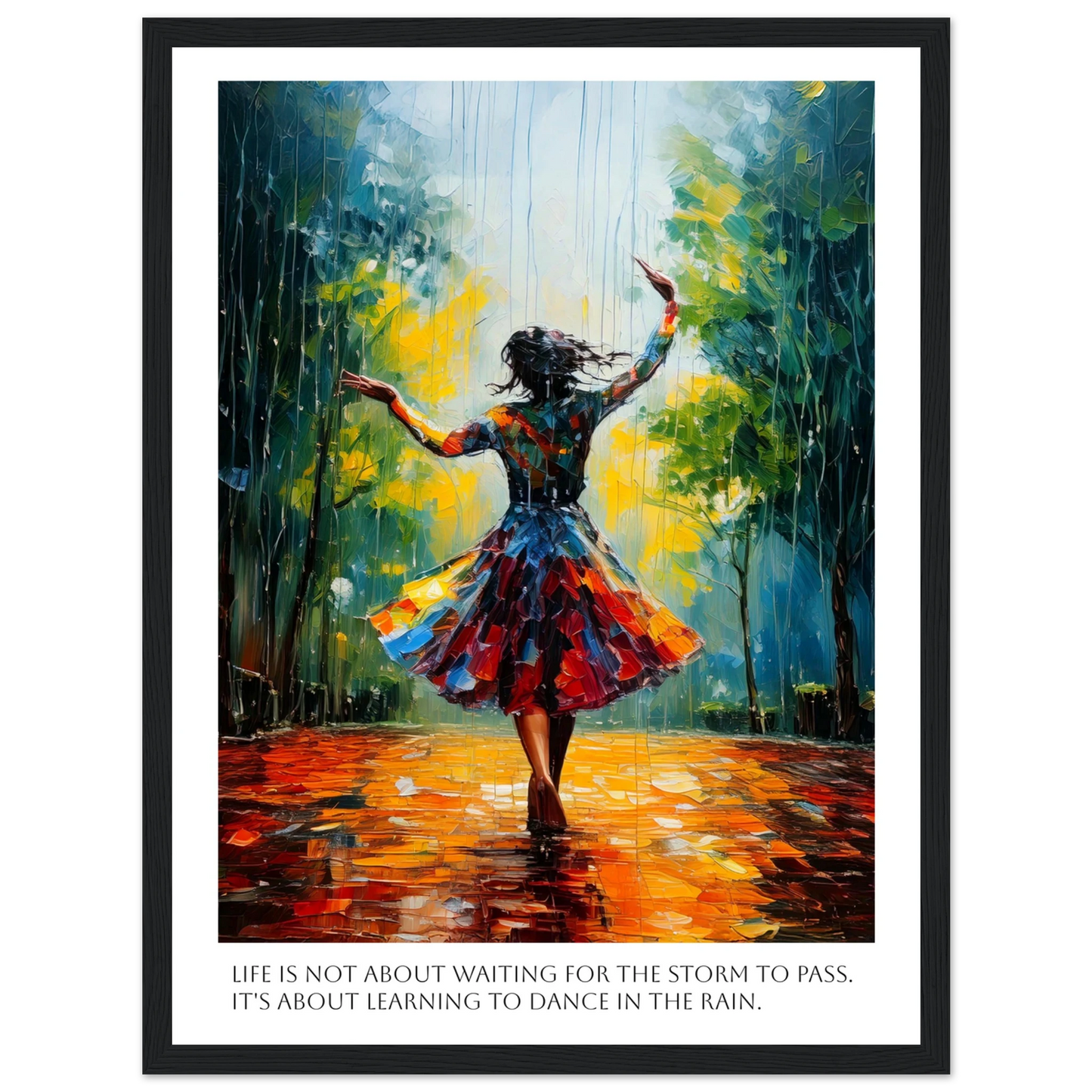 Dance in the color storm - Poster - Arthena