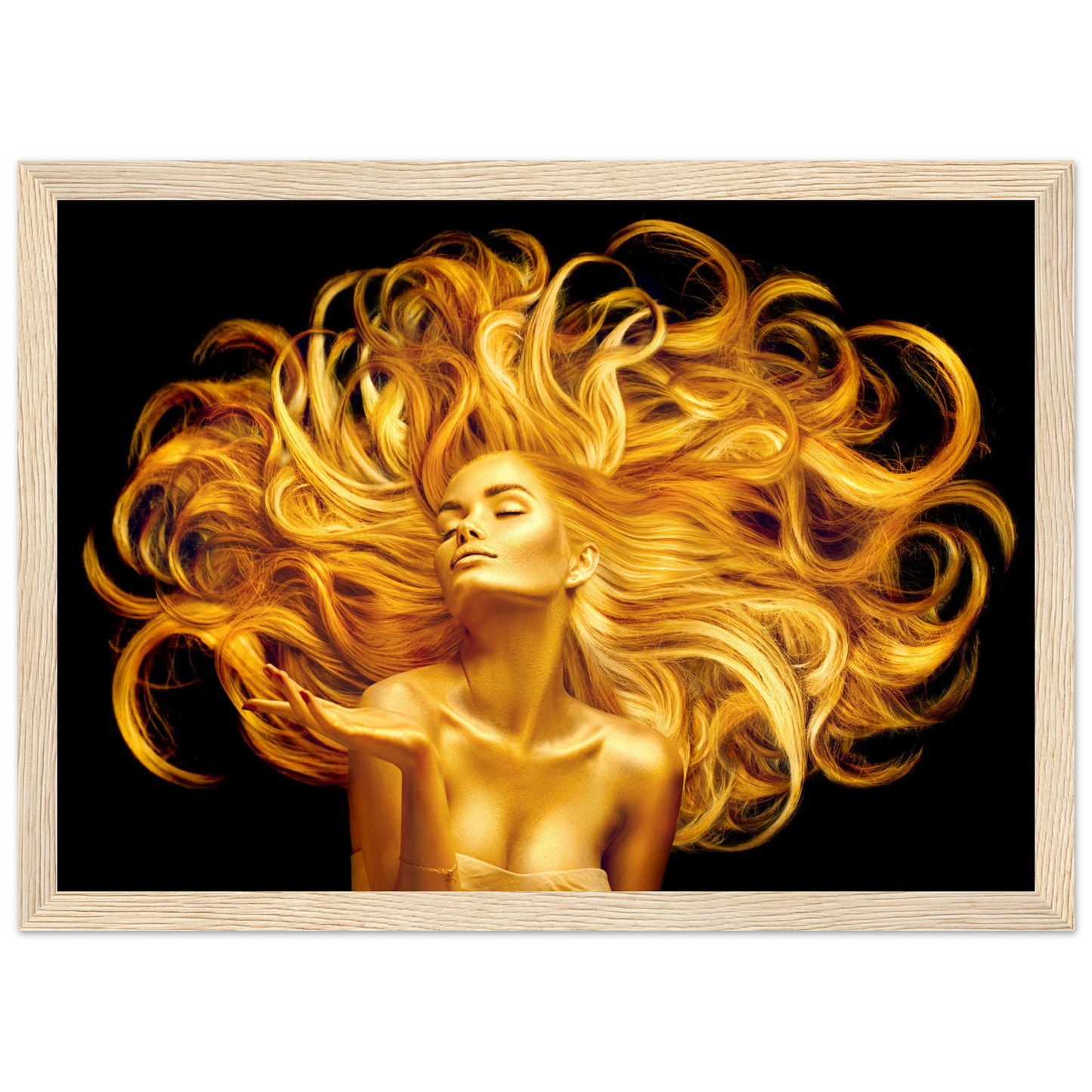 Golden Flow - Poster - Arthena