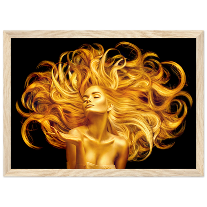 Golden Flow - Poster - Arthena