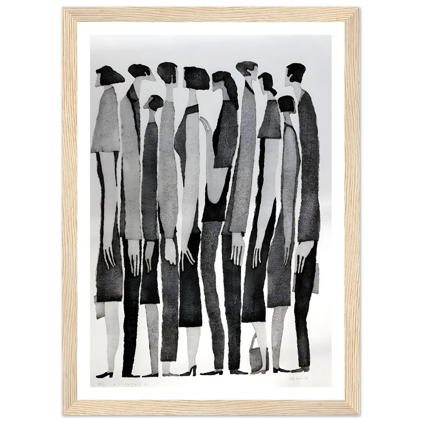 Silent Crowd - Poster - Arthena