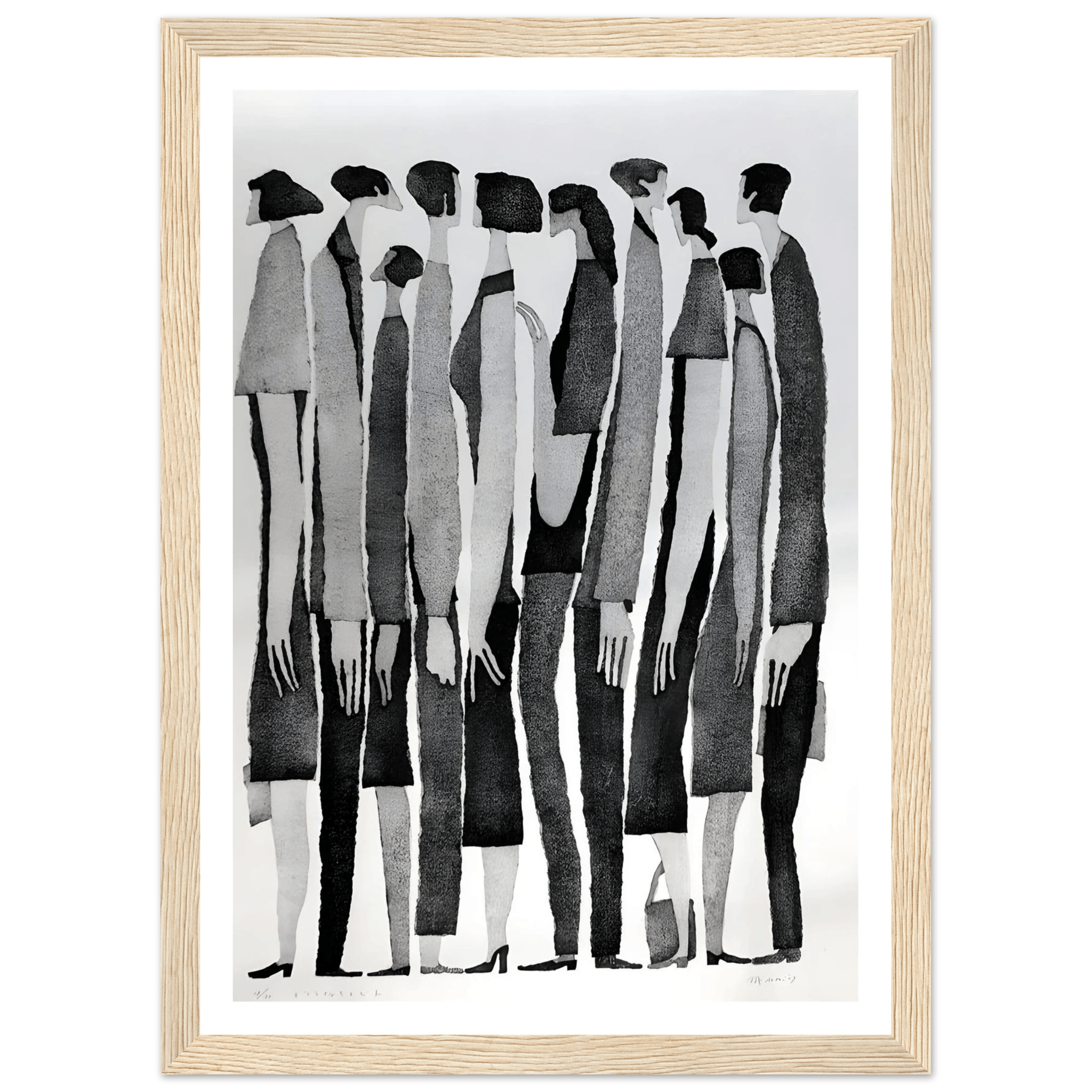 Silent Crowd - Poster - Arthena
