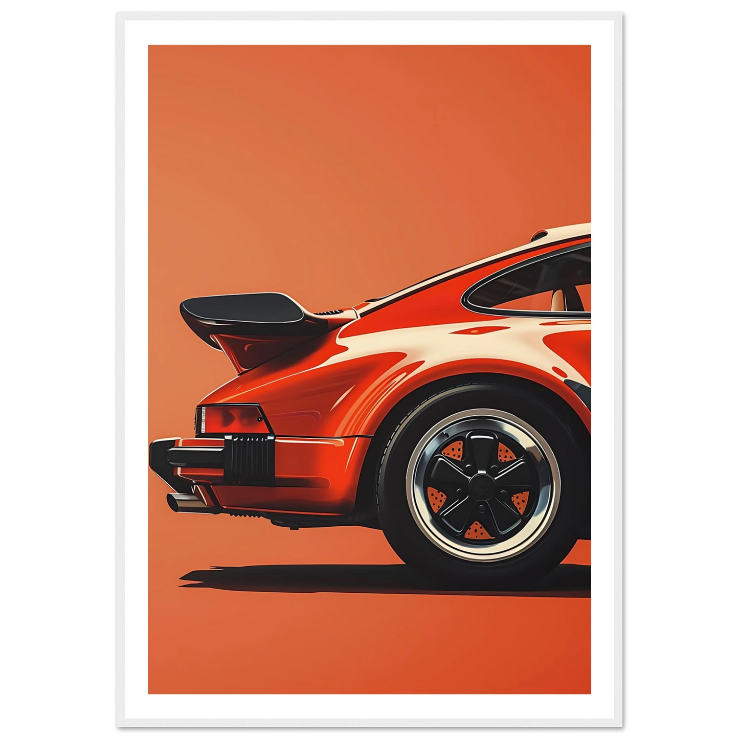 Retro Car - Poster - Arthena