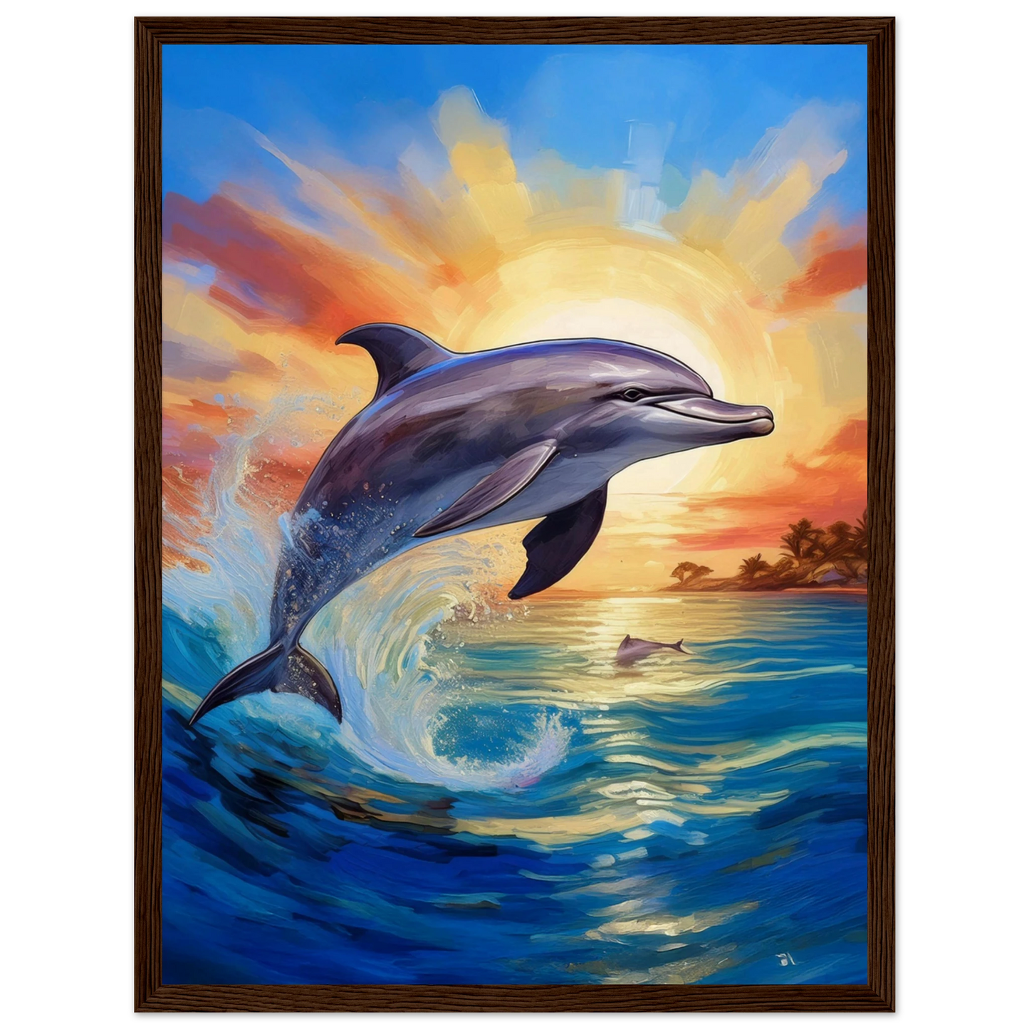 Happy Dolphine - Poster - Arthena