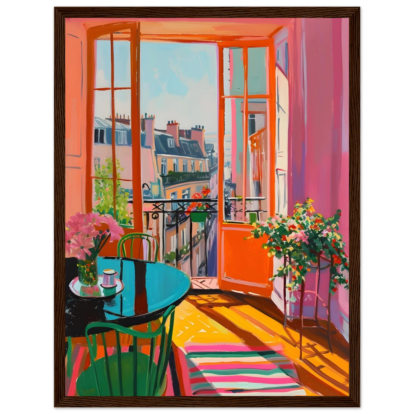 Parisian Morning View - Poster - Arthena