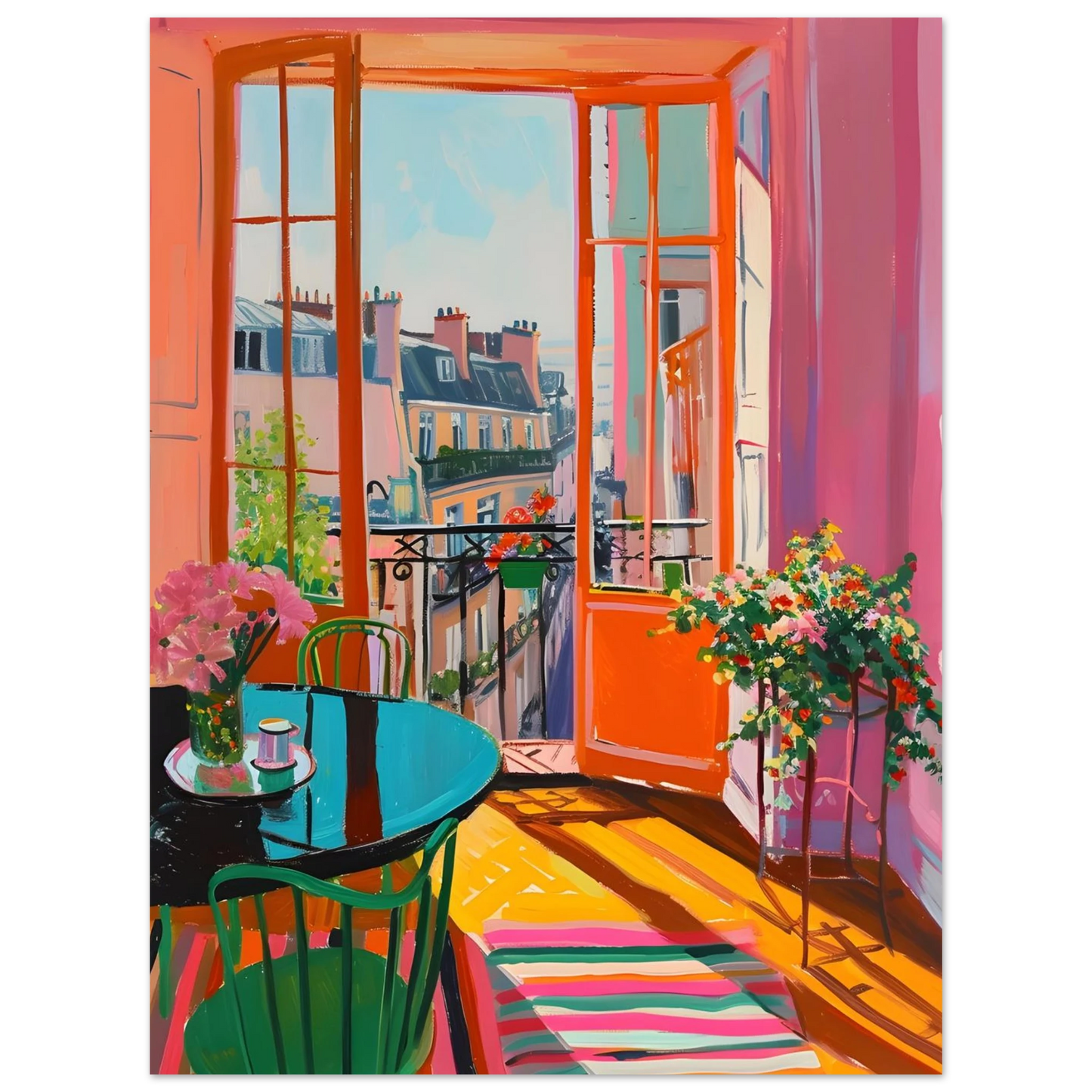 Parisian Morning View - Poster - Arthena