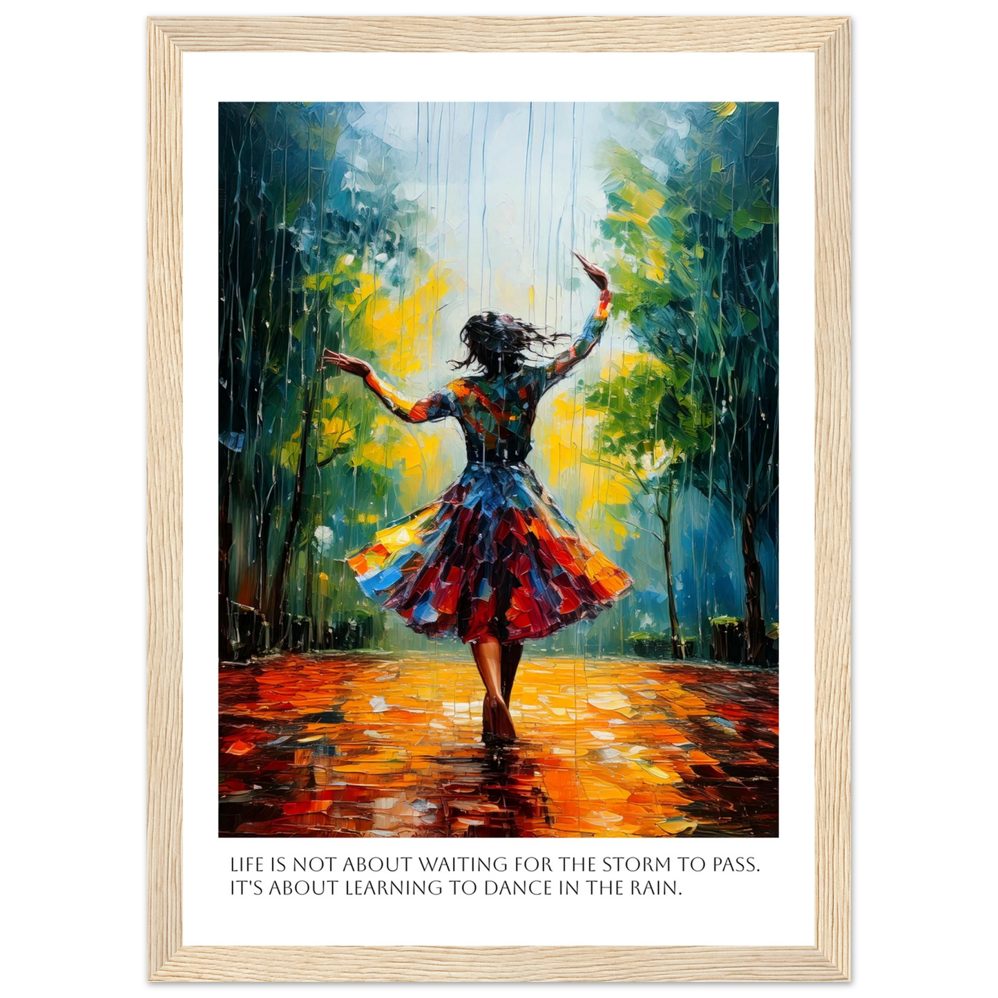 Dance in the color storm - Poster - Arthena