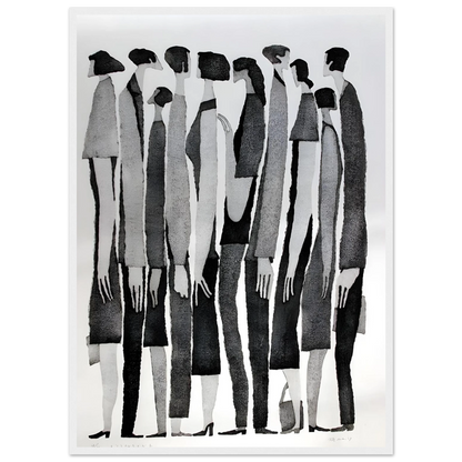 Silent Crowd - Poster - Arthena
