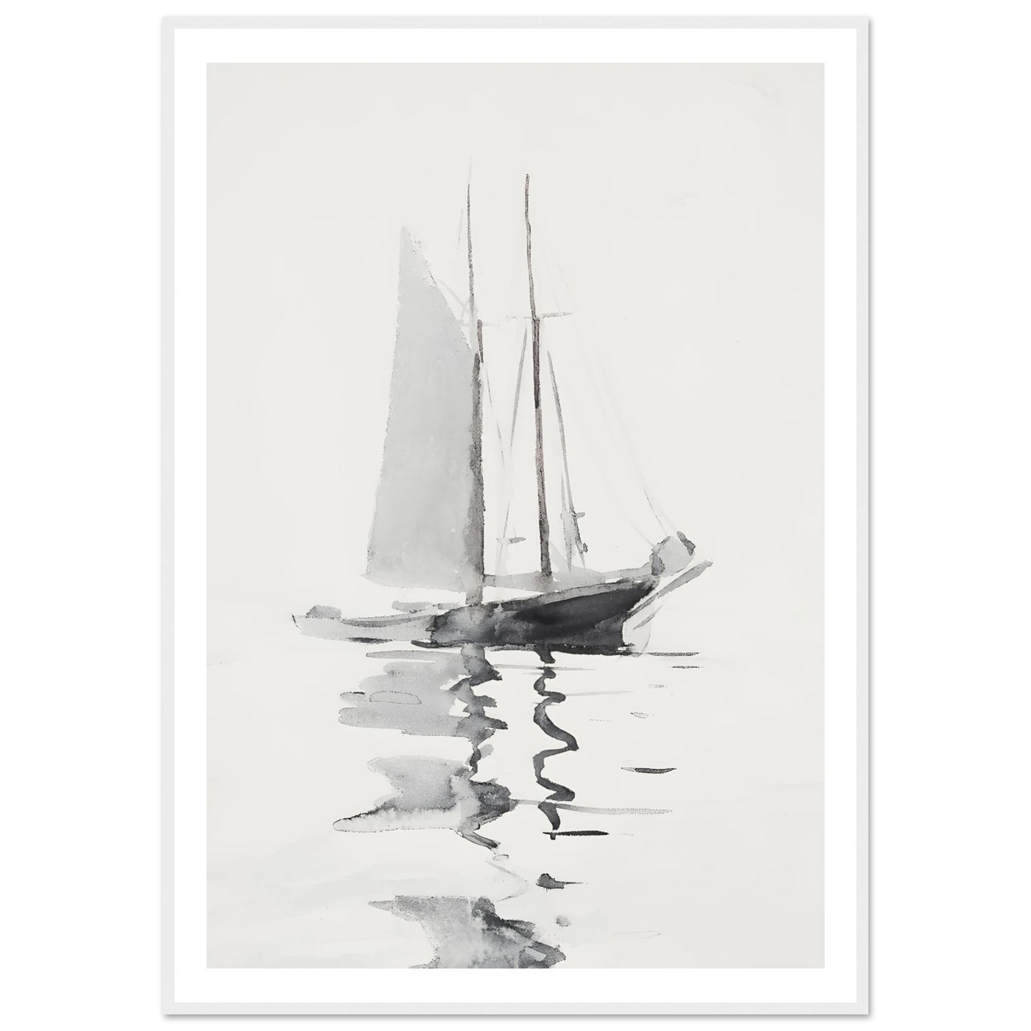 Abstract boat - Poster - Arthena