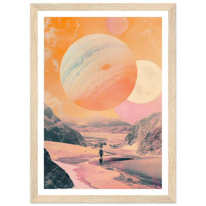 Lost Wanderer Beneath Alien Suns - Poster - Arthena