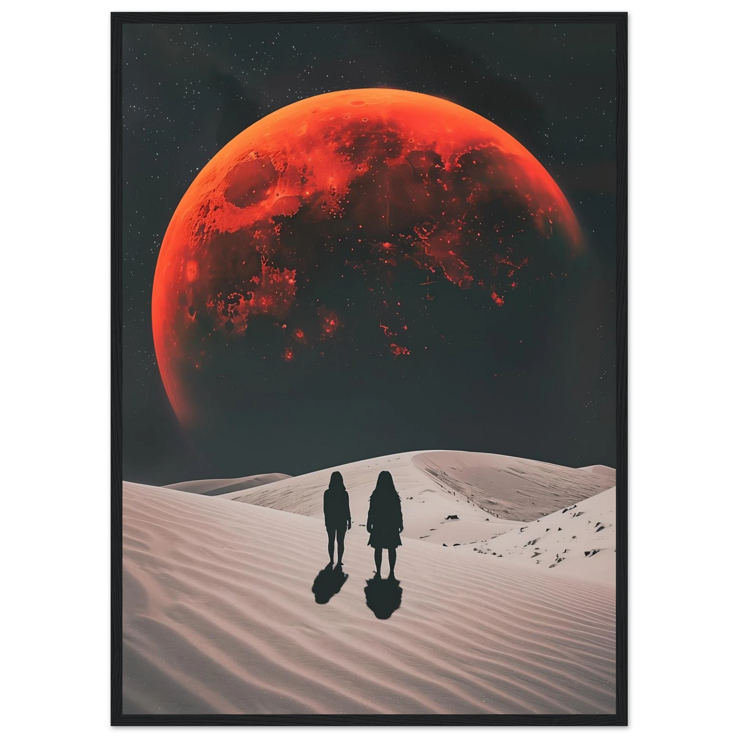 Two Gazes Towards the Unknown - Poster - Arthena