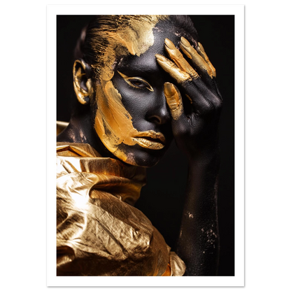 Eclipsed in gold - Poster - Arthena