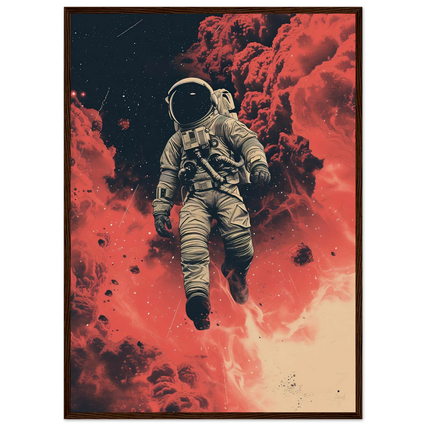 Scarlet Skies The Astronaut - Poster - Arthena