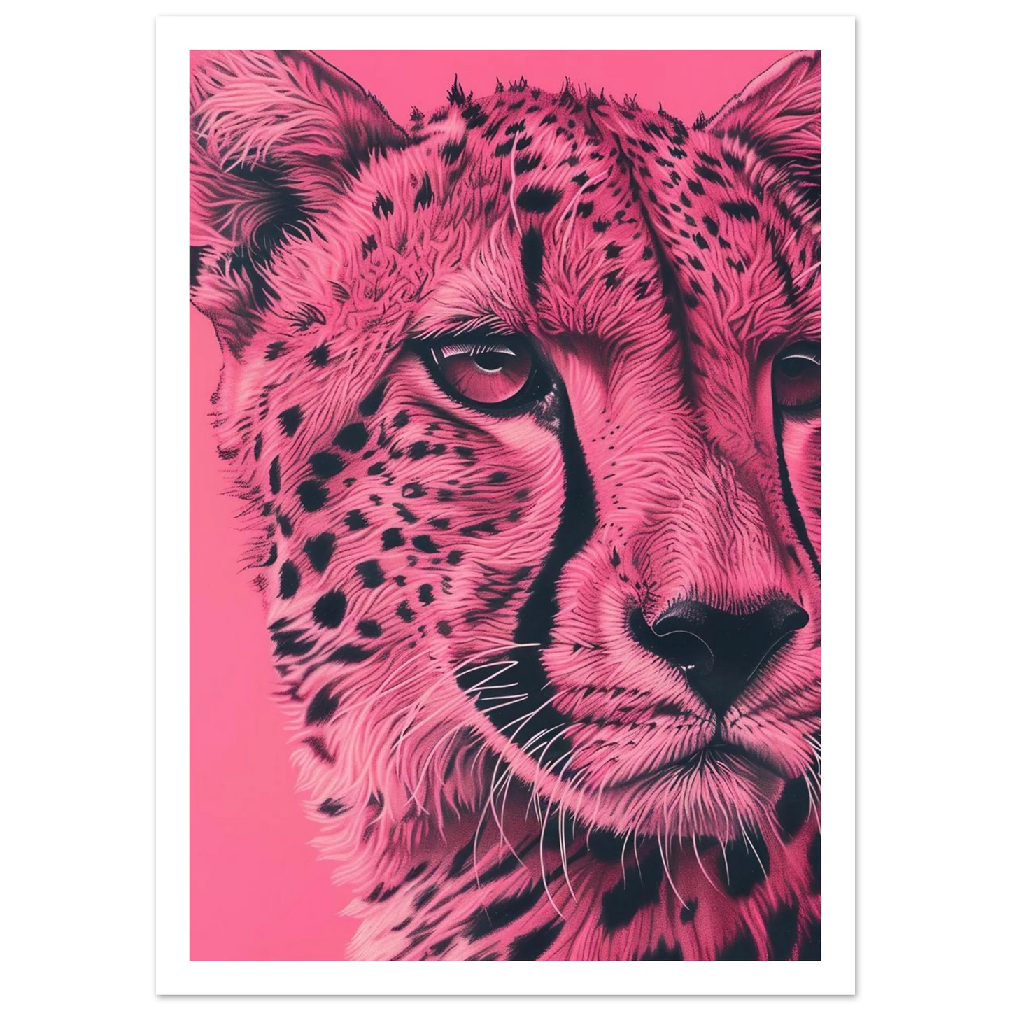 A Pink Cheetah - Poster - Arthena