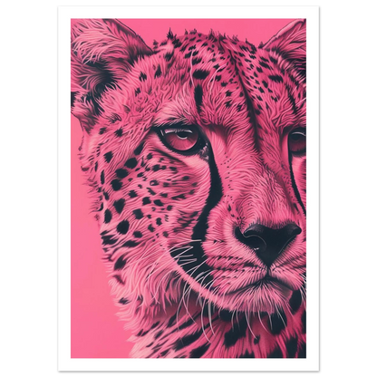 A Pink Cheetah - Poster - Arthena