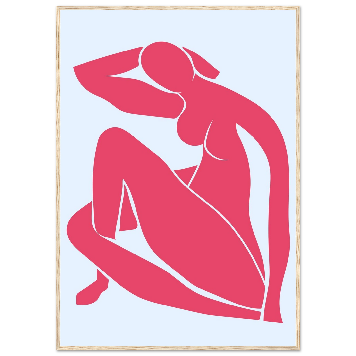 Body Positivity in Red - Poster - Arthena