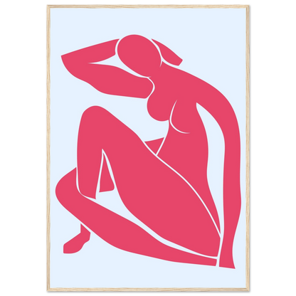 Body Positivity in Red - Poster - Arthena