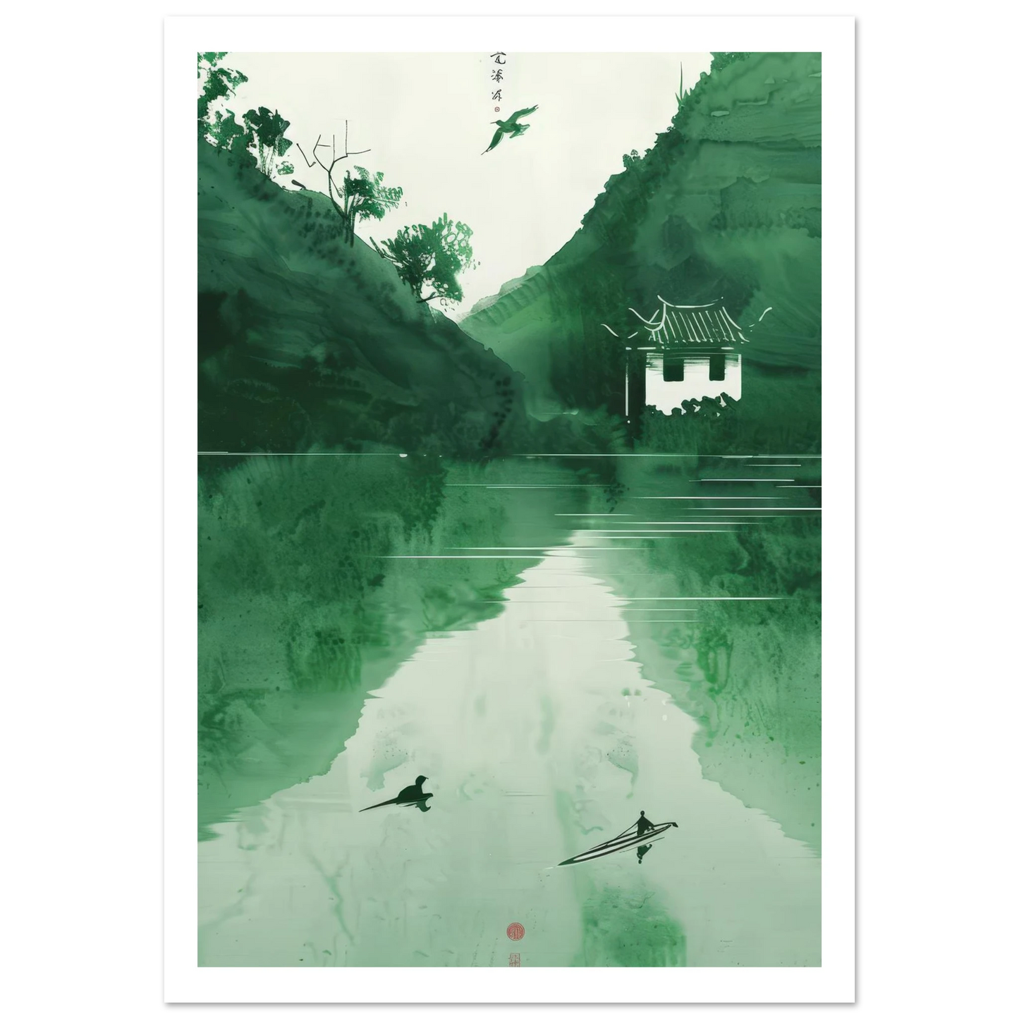The green mirror - Poster - Arthena