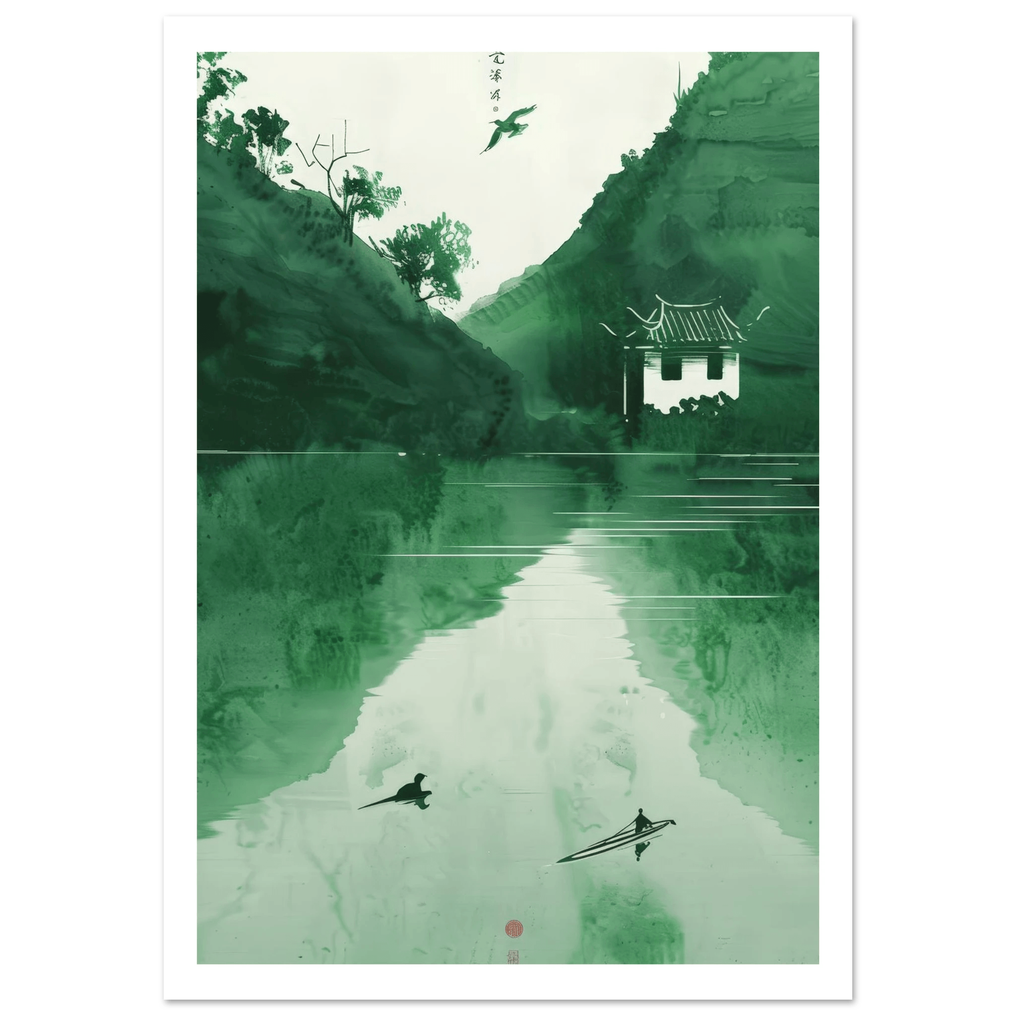 The green mirror - Poster - Arthena