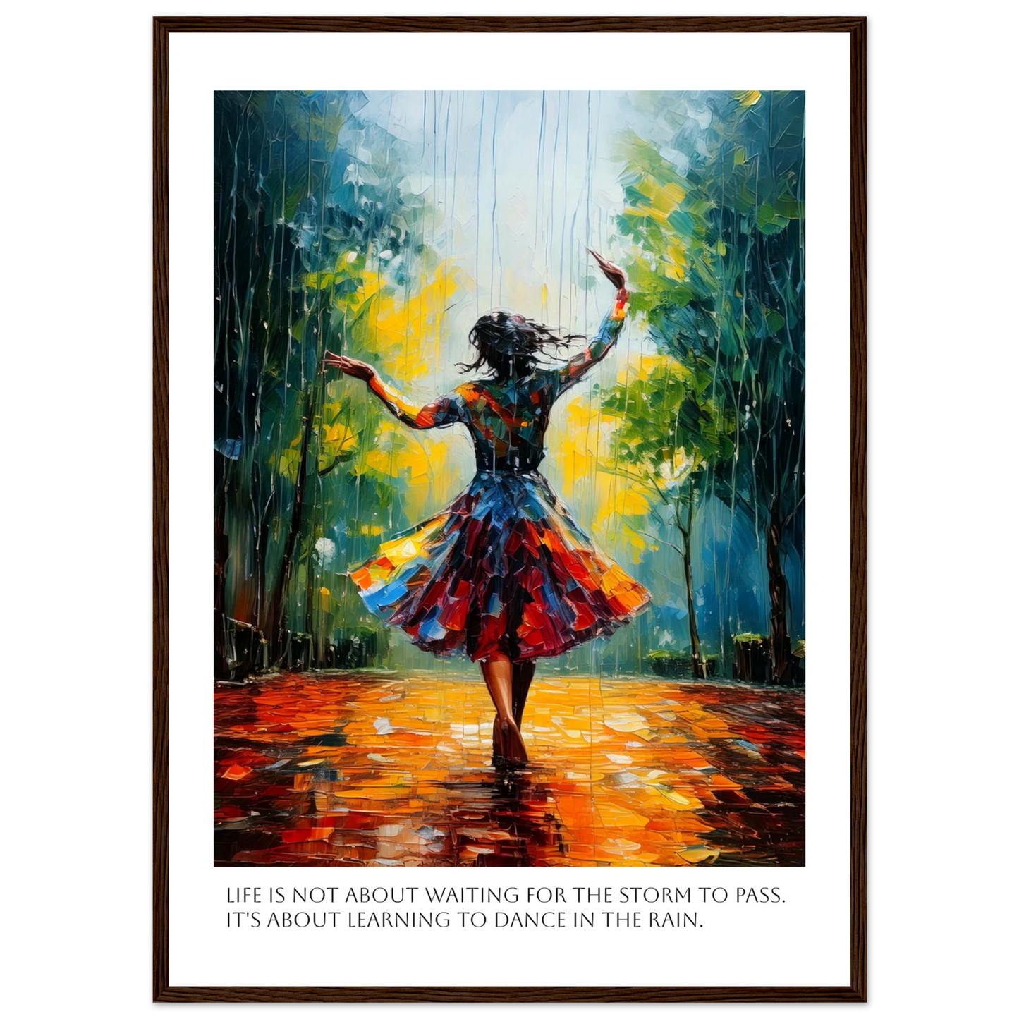 Dance in the color storm - Poster - Arthena